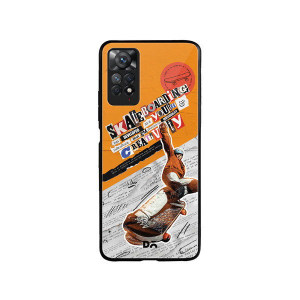 

DailyObjects Skater Subculture Glass Case Cover For Xiaomi Redmi Note 11 Pro