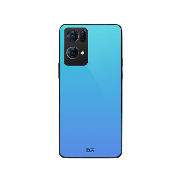 

DailyObjects Sky Gradient Glass Case Cover For Oppo Reno 7 Pro