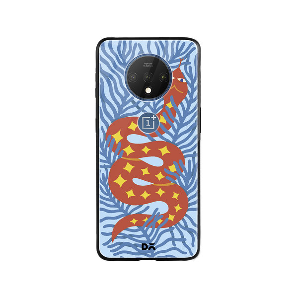 

DailyObjects Sly Slither Glass Case Cover For OnePlus 7T