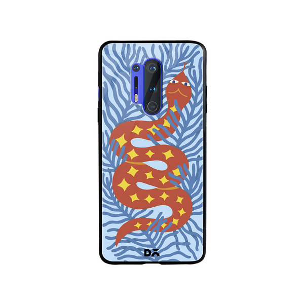 

DailyObjects Sly Slither Glass Case Cover For OnePlus 8 Pro