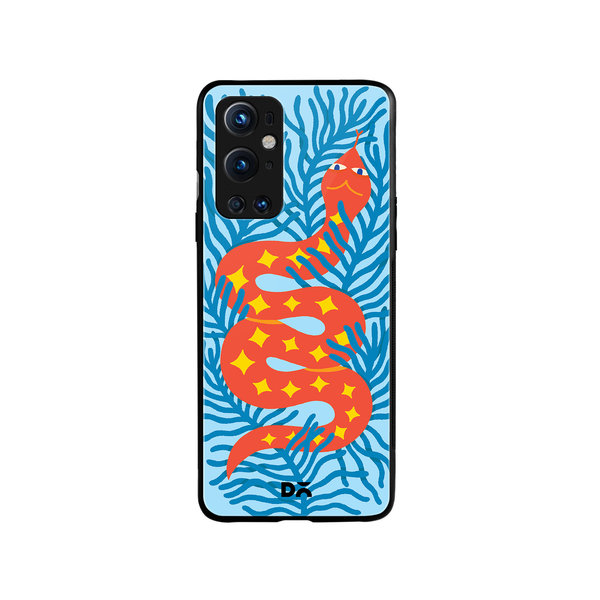 

DailyObjects Sly Slither Glass Case Cover For OnePlus 9 Pro