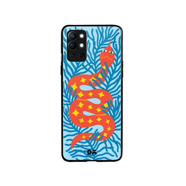 

DailyObjects Sly Slither Glass Case Cover For OnePlus 9R