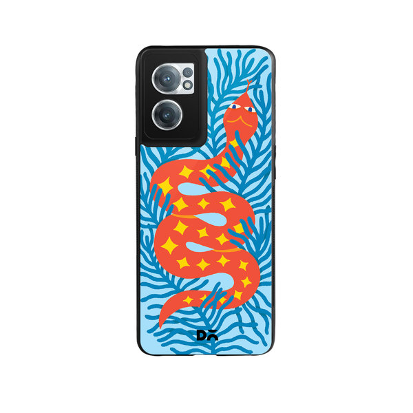 

DailyObjects Sly Slither Glass Case Cover For OnePlus Nord CE 2