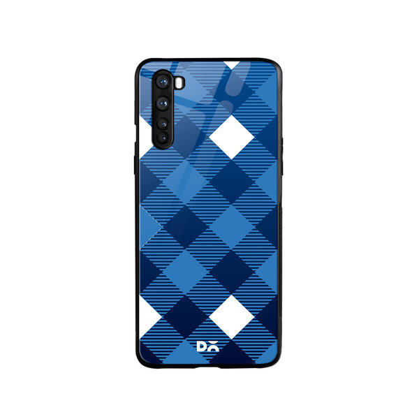 

DailyObjects Small Static Nightfall Checks Glass Case Cover For OnePlus Nord