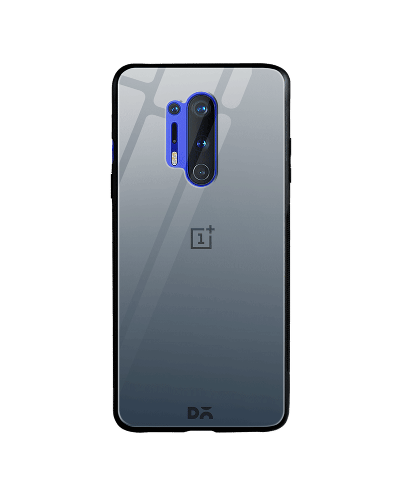 Smoke Gradient Glass Case Cover For OnePlus 8 Pro