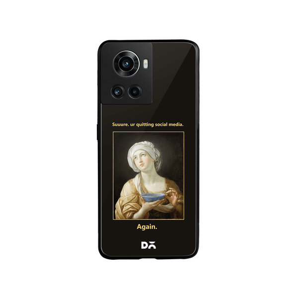 

DailyObjects Social Media Glass Case Cover For OnePlus 10R