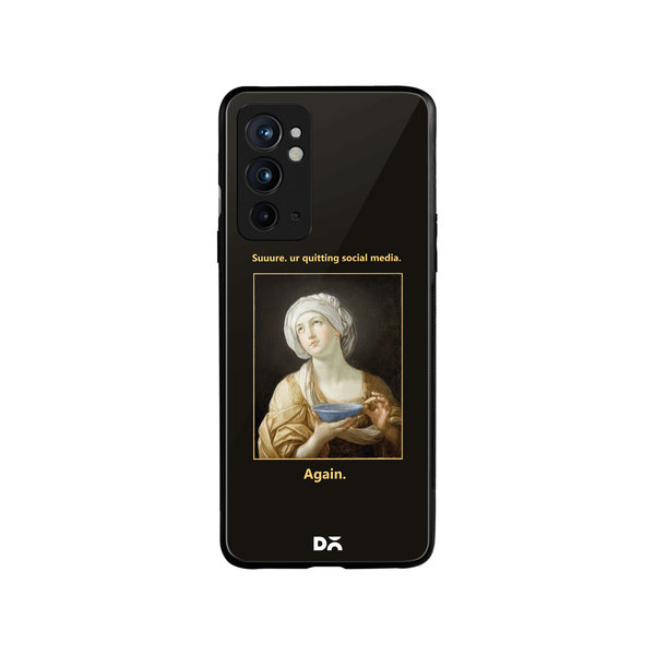

DailyObjects Social Media Glass Case Cover For OnePlus 9RT