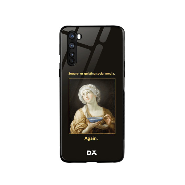 

DailyObjects Social Media Glass Case Cover For OnePlus Nord