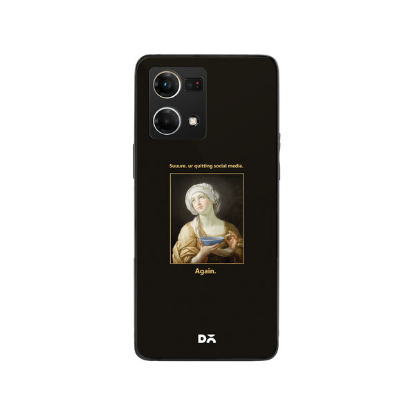 

DailyObjects Social Media Glass Case Cover For Oppo F21 Pro