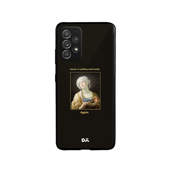 

DailyObjects Social Media Glass Case Cover For Samsung Galaxy A73
