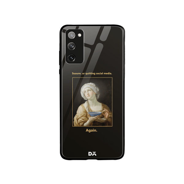 

DailyObjects Social Media Glass Case Cover For Samsung Galaxy S20 FE