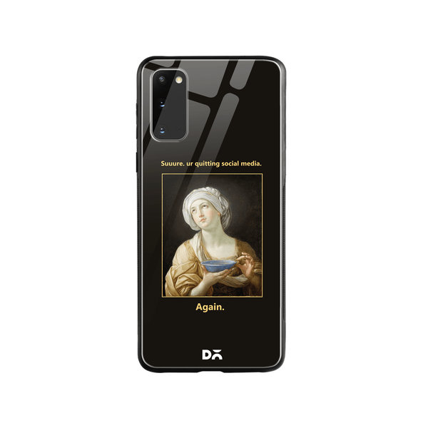 

DailyObjects Social Media Glass Case Cover For Samsung Galaxy S20