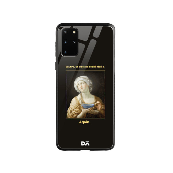 

DailyObjects Social Media Glass Case Cover For Samsung Galaxy S20 Plus