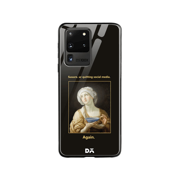 

DailyObjects Social Media Glass Case Cover For Samsung Galaxy S20 Ultra