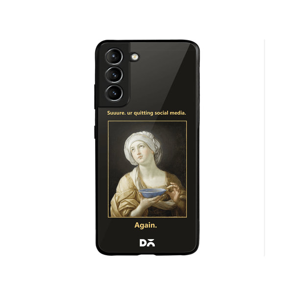 

DailyObjects Social Media Glass Case Cover For Samsung Galaxy S22