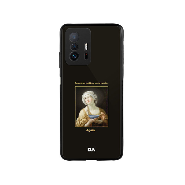 

DailyObjects Social Media Glass Case Cover For Xiaomi 11T