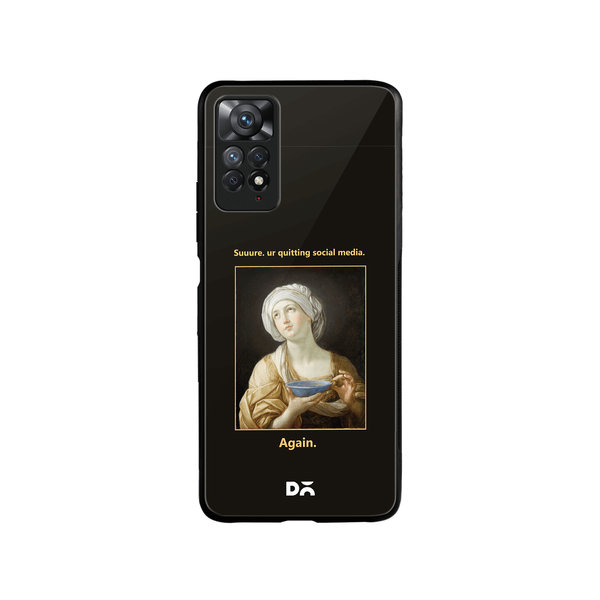 

DailyObjects Social Media Glass Case Cover For Xiaomi Redmi Note 11 Pro