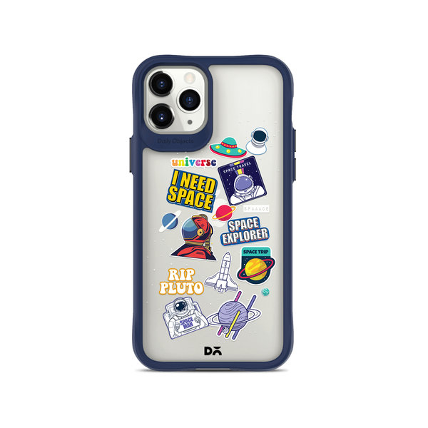 

DailyObjects Space Cadet Blue Hybrid Clear Case Cover For iPhone 11 Pro