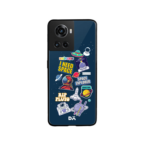 

DailyObjects Space Cadet Glass Case Cover For OnePlus 10R