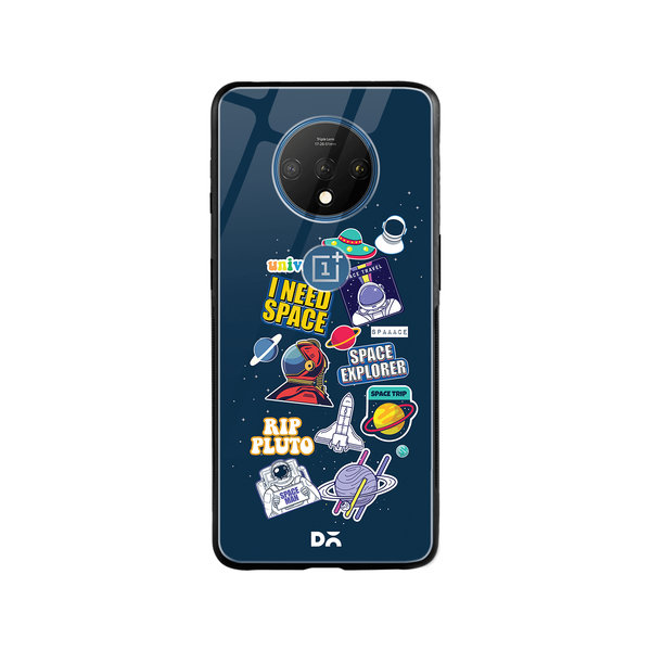 

DailyObjects Space Cadet Glass Case Cover For OnePlus 7T
