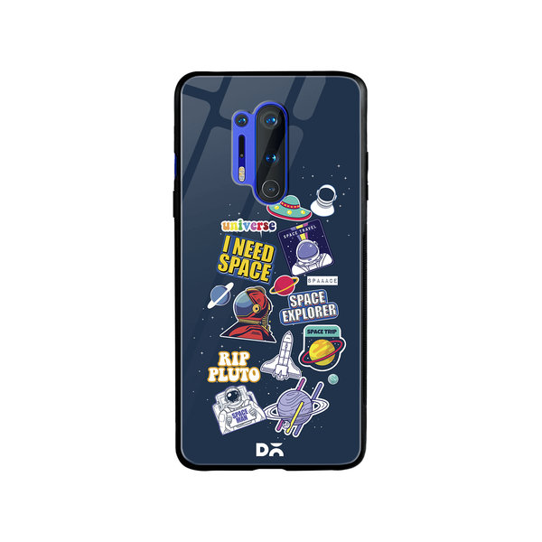 

DailyObjects Space Cadet Glass Case Cover For OnePlus 8 Pro