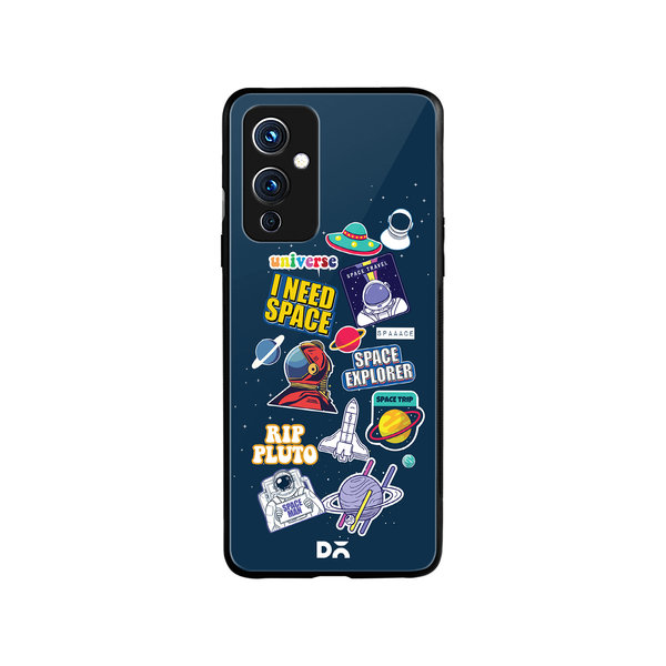 

DailyObjects Space Cadet Glass Case Cover For OnePlus 9