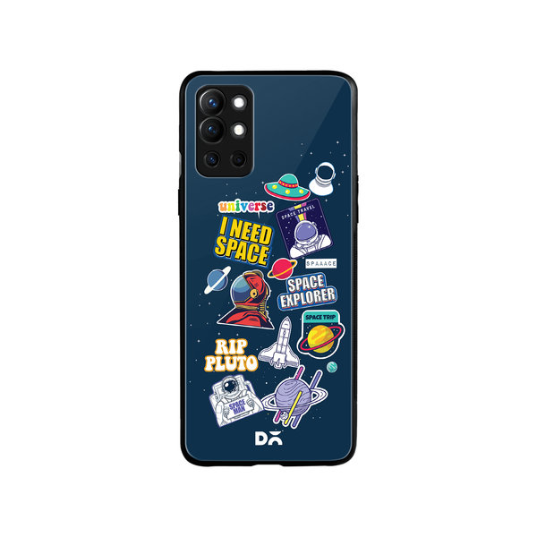 

DailyObjects Space Cadet Glass Case Cover For OnePlus 9R