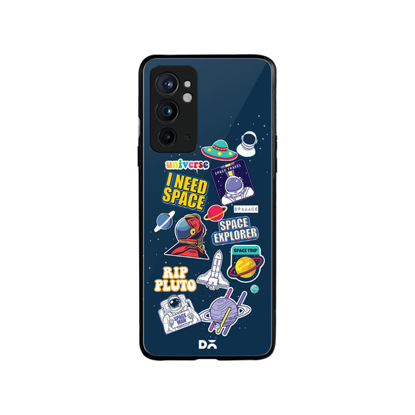 

DailyObjects Space Cadet Glass Case Cover For OnePlus 9RT