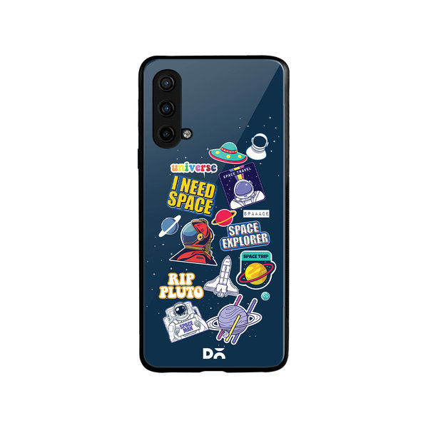 

DailyObjects Space Cadet Glass Case Cover For OnePlus Nord CE