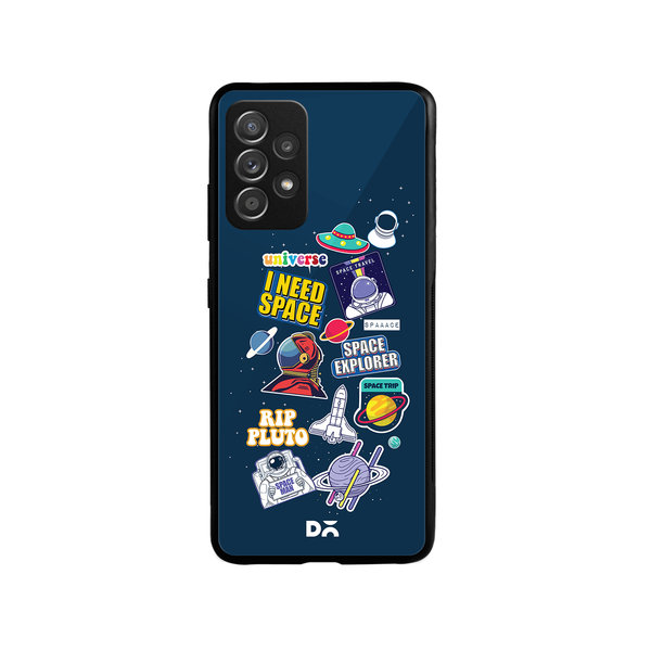 

DailyObjects Space Cadet Glass Case Cover For Samsung Galaxy A52