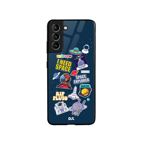 

DailyObjects Space Cadet Glass Case Cover For Samsung Galaxy S21 Plus
