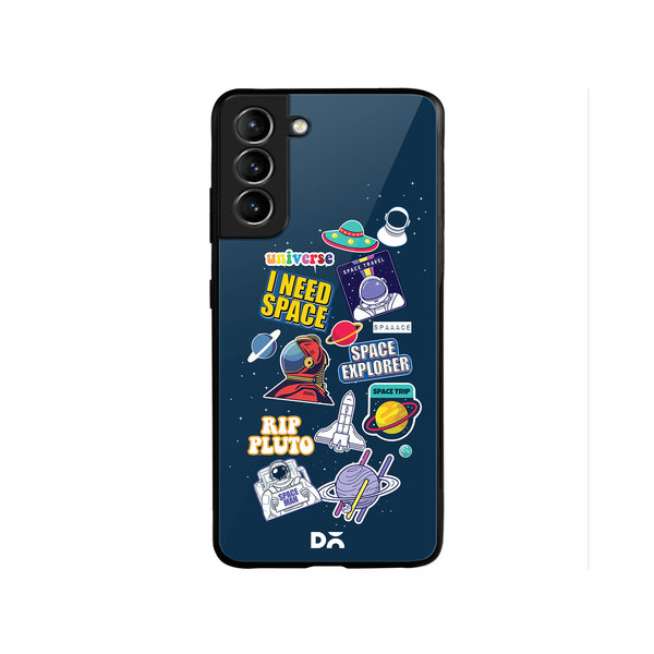 

DailyObjects Space Cadet Glass Case Cover For Samsung Galaxy S22 Plus