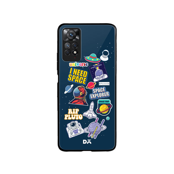 

DailyObjects Space Cadet Glass Case Cover For Xiaomi Redmi Note 11 Pro
