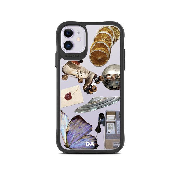 

DailyObjects Space Disc Black Hybrid Clear Case Cover For iPhone 11