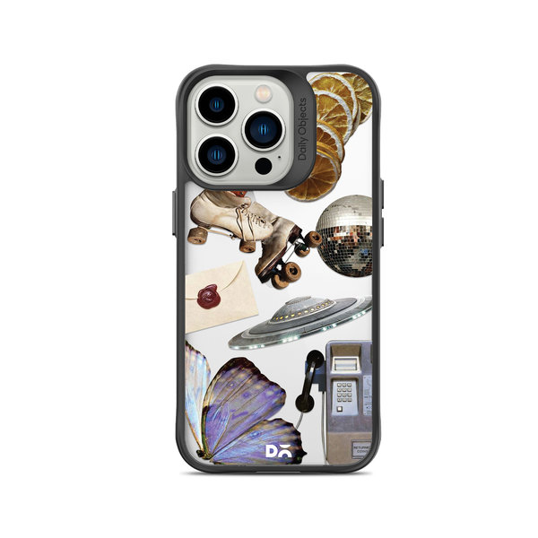 

DailyObjects Space Disc Black Hybrid Clear Case Cover For iPhone 13 Pro Max