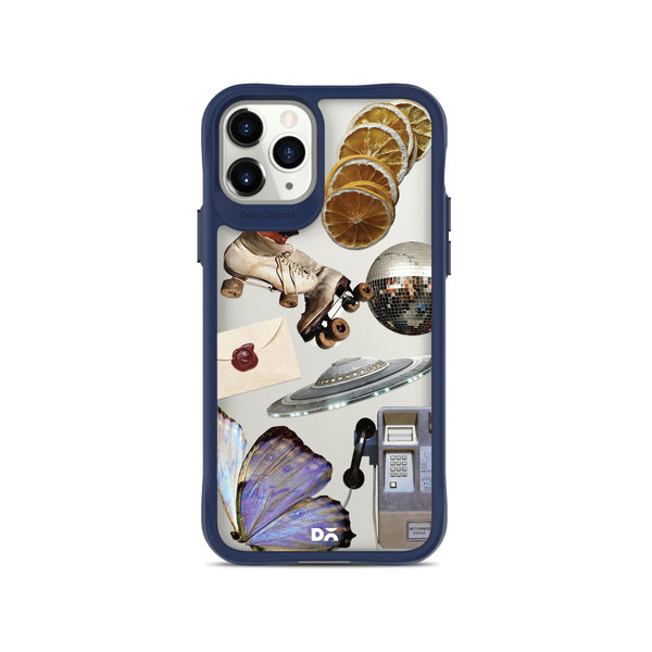 

DailyObjects Space Disc Blue Hybrid Clear Case Cover For iPhone 11 Pro Max