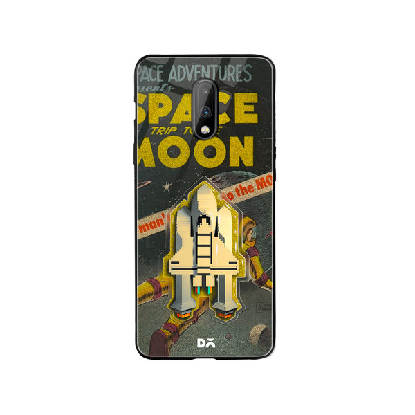 

DailyObjects Space Rider Glass Case Cover For OnePlus 7