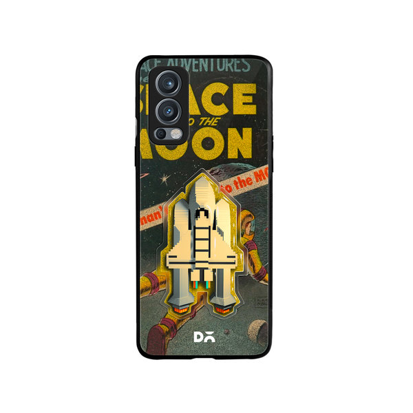 

DailyObjects Space Rider Glass Case Cover For OnePlus Nord 2
