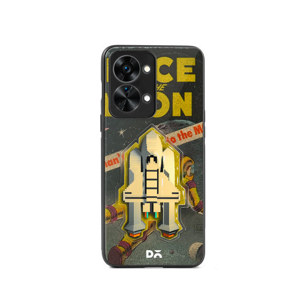 

DailyObjects Space Rider Glass Case Cover For OnePlus Nord 2T