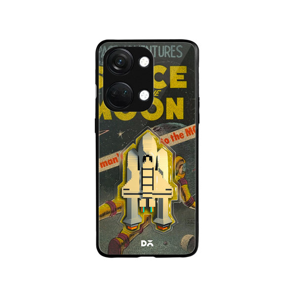 

DailyObjects Space Rider Glass Case Cover For OnePlus Nord 3