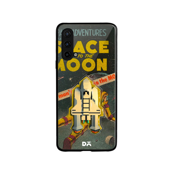 

DailyObjects Space Rider Glass Case Cover For OnePlus Nord CE