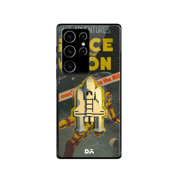 

DailyObjects Space Rider Glass Case Cover For Samsung Galaxy S23 Ultra