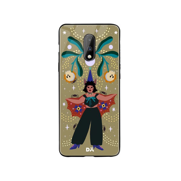 

DailyObjects Spider Whisperer Glass Case Cover For OnePlus 7