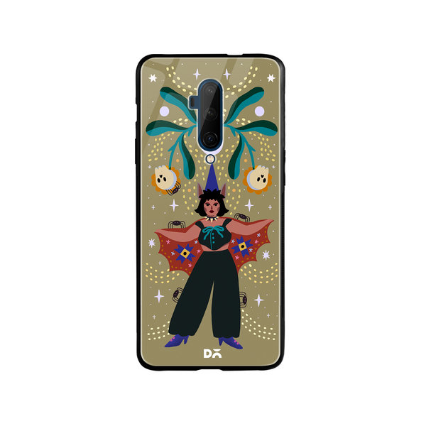 

DailyObjects Spider Whisperer Glass Case Cover For OnePlus 7T Pro