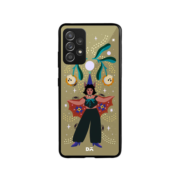

DailyObjects Spider Whisperer Glass Case Cover For Samsung Galaxy A73