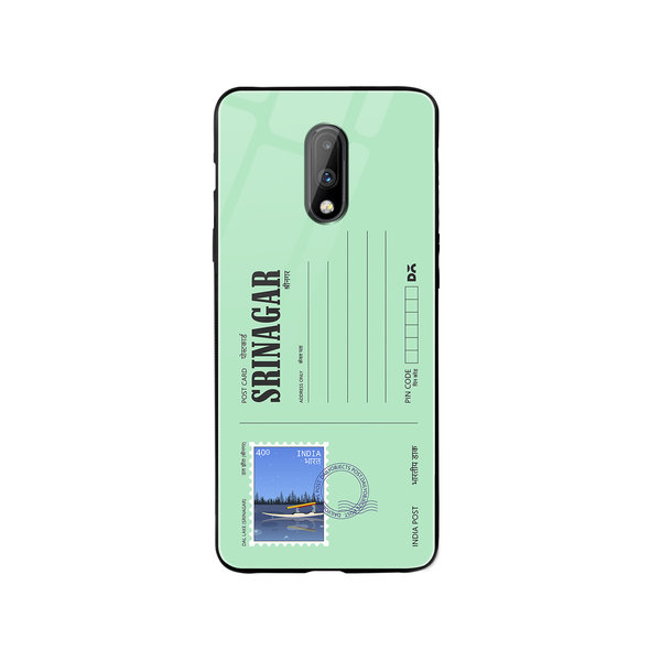 

DailyObjects Srinagar Dal Lake Postcard Glass Case Cover For OnePlus 7