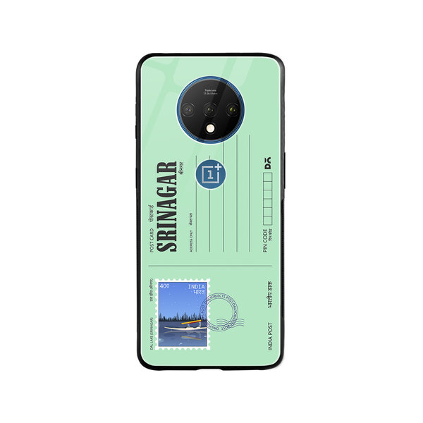 

DailyObjects Srinagar Dal Lake Postcard Glass Case Cover For OnePlus 7T