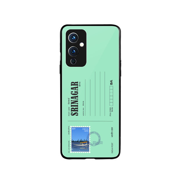 

DailyObjects Srinagar Dal Lake Postcard Glass Case Cover For OnePlus 9
