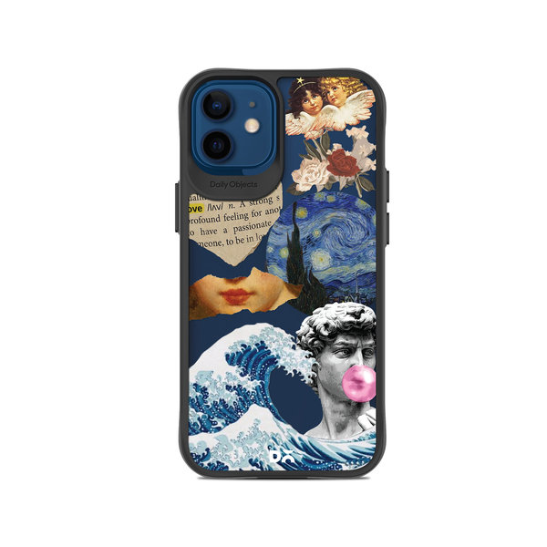 

DailyObjects Starry Night Black Hybrid Clear Case Cover For iPhone 12