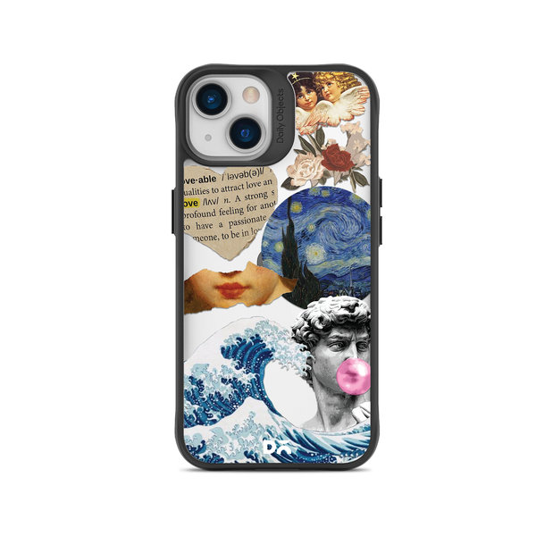 

DailyObjects Starry Night Black Hybrid Clear Case Cover For iPhone 13 Mini